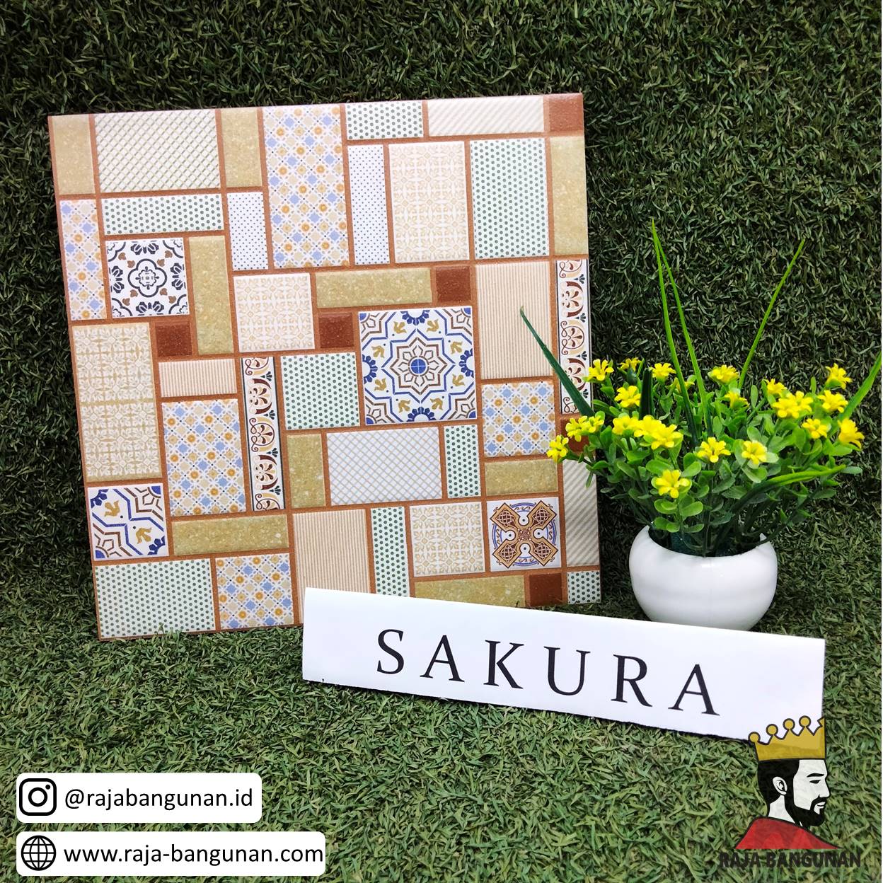  KERAMIK  UNO SAKURA BEIGE 25 25